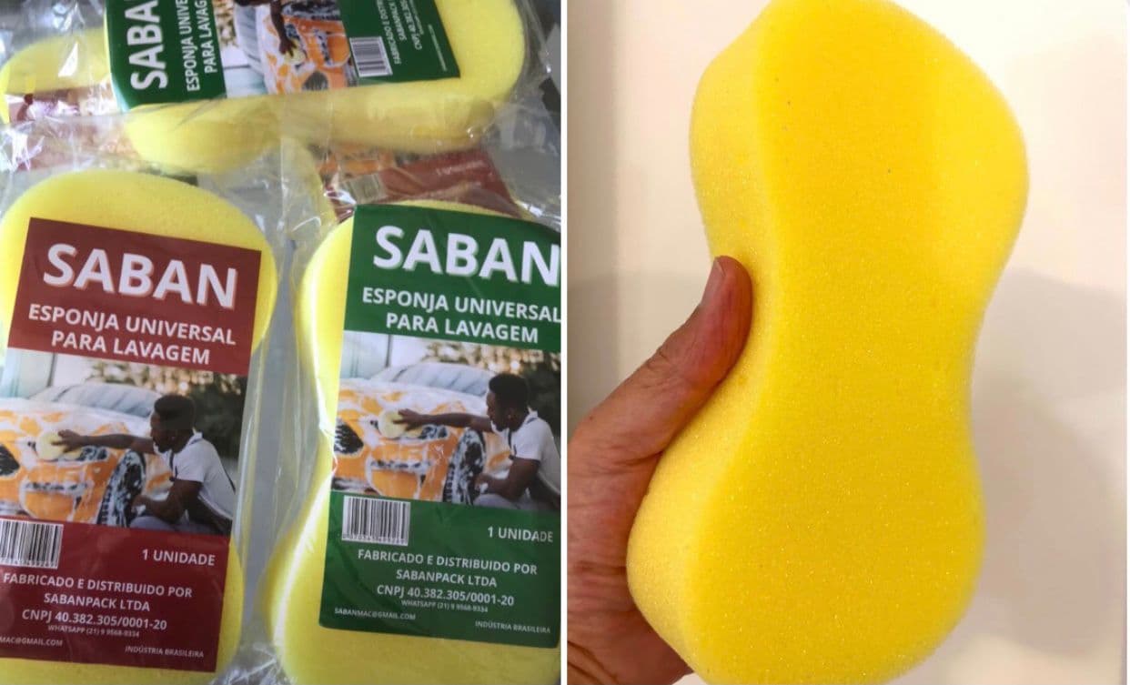 Esponja universal SABAN, marca própria SabanPack